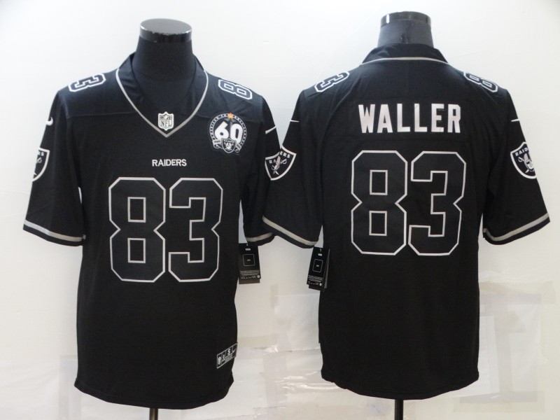 Men's Las Vegas Raiders Darren Waller #83 Black Authentic Jersey